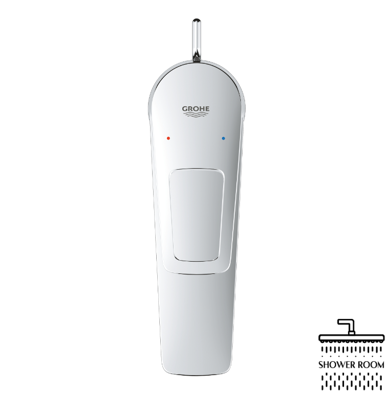 Смеситель для умывальника Grohe BauLoop New с донным клапаном M-Size (23762001)