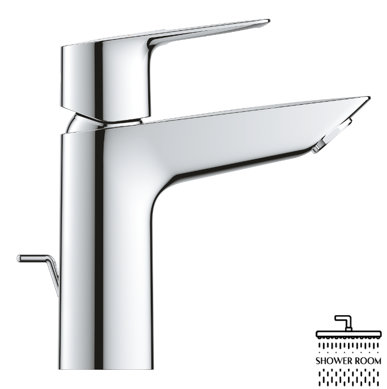 Смеситель для умывальника Grohe BauLoop New с донным клапаном M-Size (23762001)