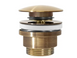 Донний клапан для раковини (умивальника) REA ANTIQUE BRUSHED GOLD CLIK-CLAK REA-A8110, золото матовое