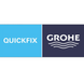 Душова система з одноважільний змішувач настінного монтажу Grohe Quickfix Vitalio Comfort 250 (26985001)