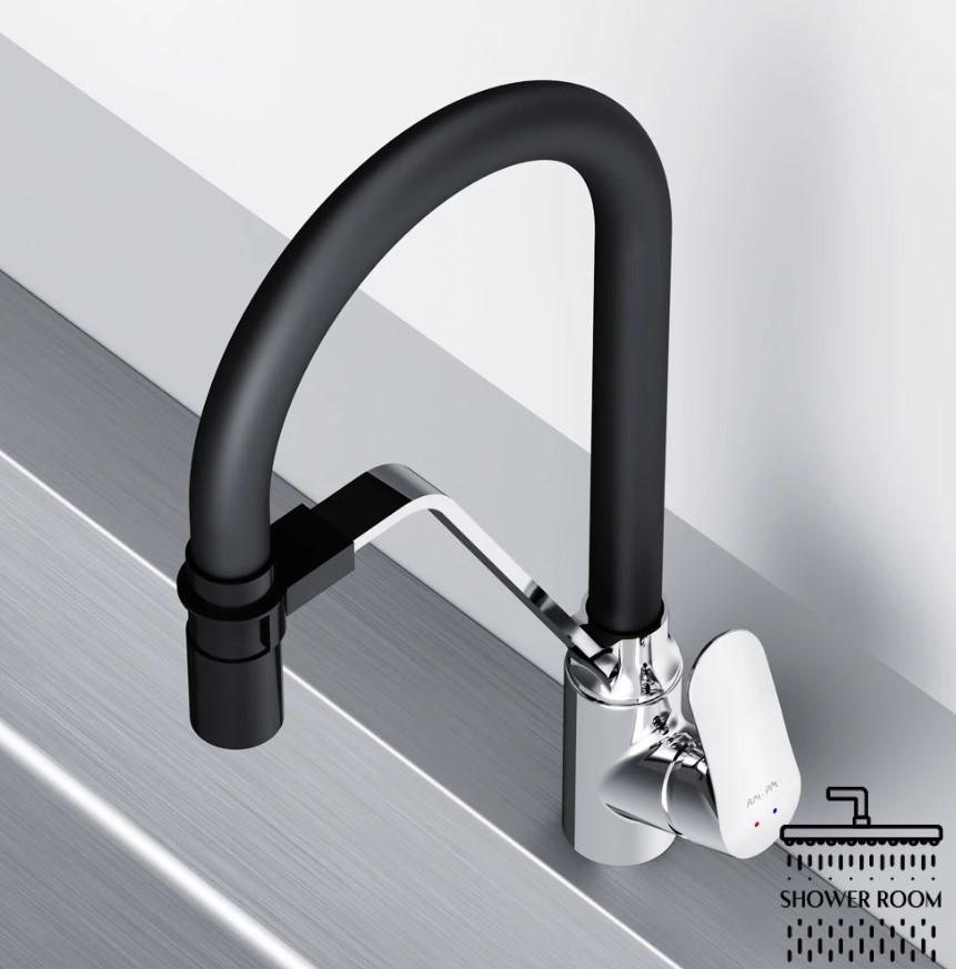 Смеситель для кухни с каналом для питьевой воды и гибким изливом, AM.PM Like F8007802