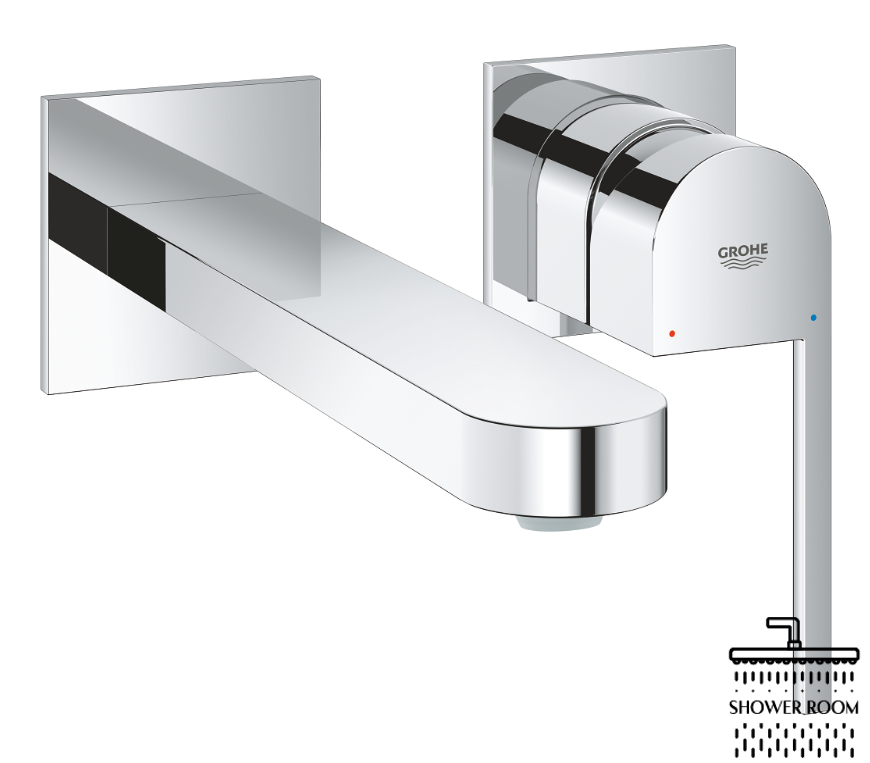 Змішувач для раковини Grohe Plus на 2 отвори L-Size (29306003)