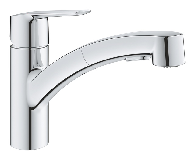 Змішувач для кухні з висувним виливом Grohe QuickFix Start 30531001