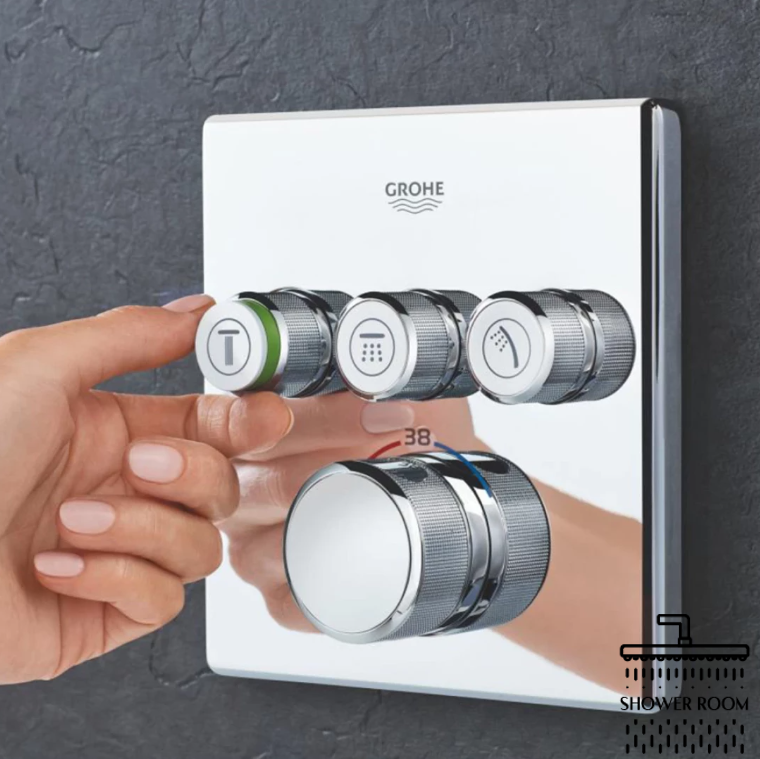 Душова система для ванни прихованого монтажу  Grohe QuickFix SmartControl UA202802C3 термостатична