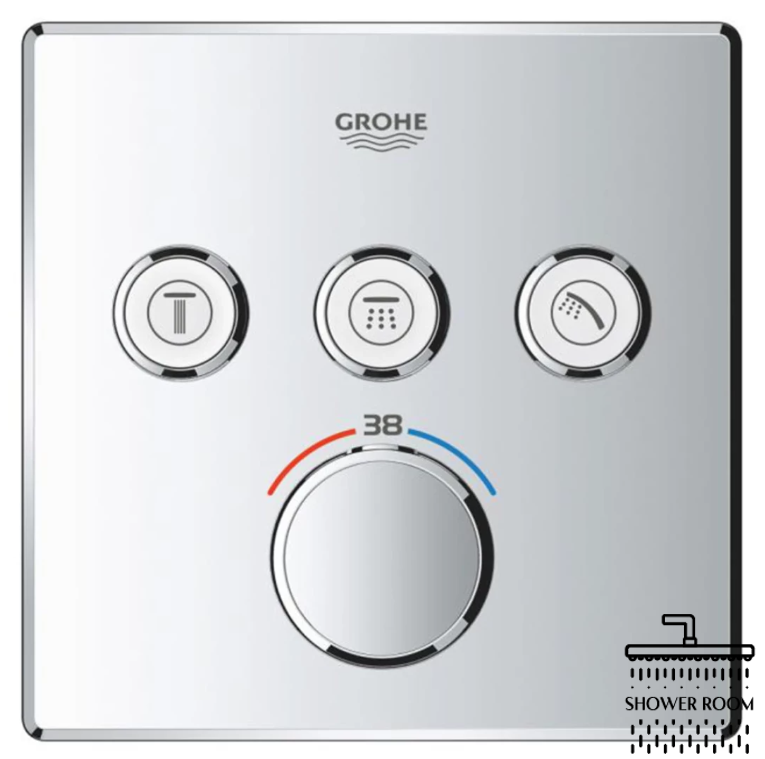 Душова система для ванни прихованого монтажу  Grohe QuickFix SmartControl UA202802C3 термостатична