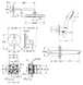 Душевая система для ванны Grohe Essence скрытого монтажа с Tempesta 250 (26416SC2UA)