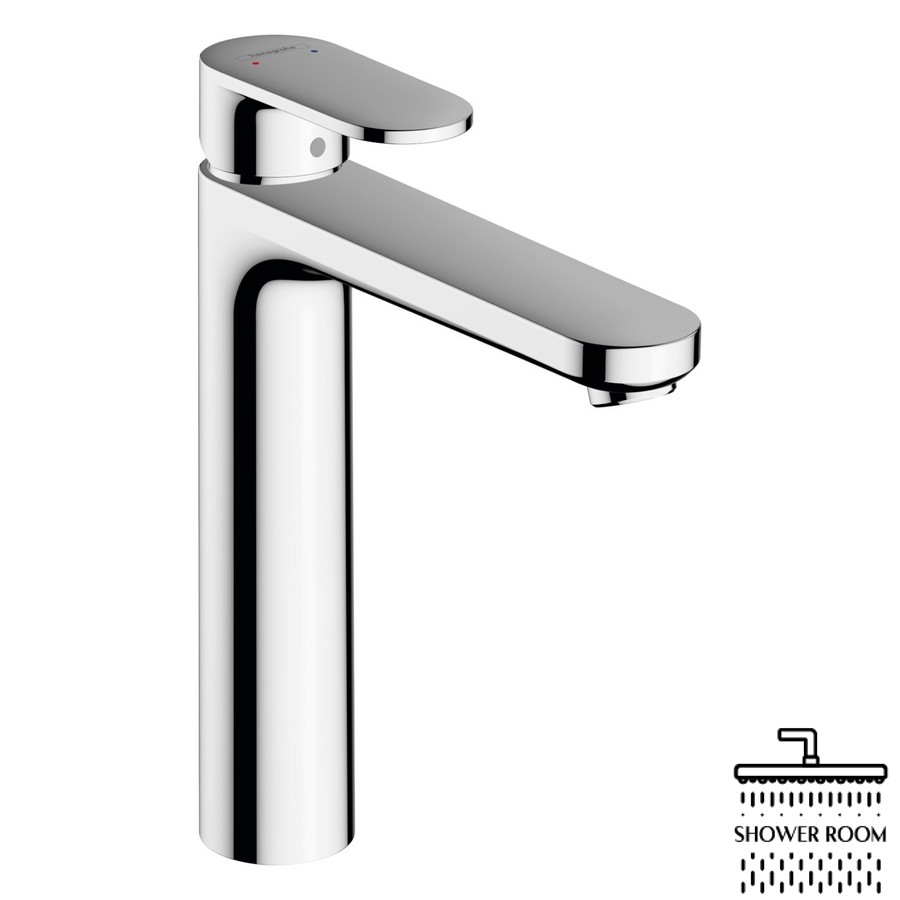 Смеситель для умывальника 190, HANSGROHE VERNIS BLEND 71552000, хром