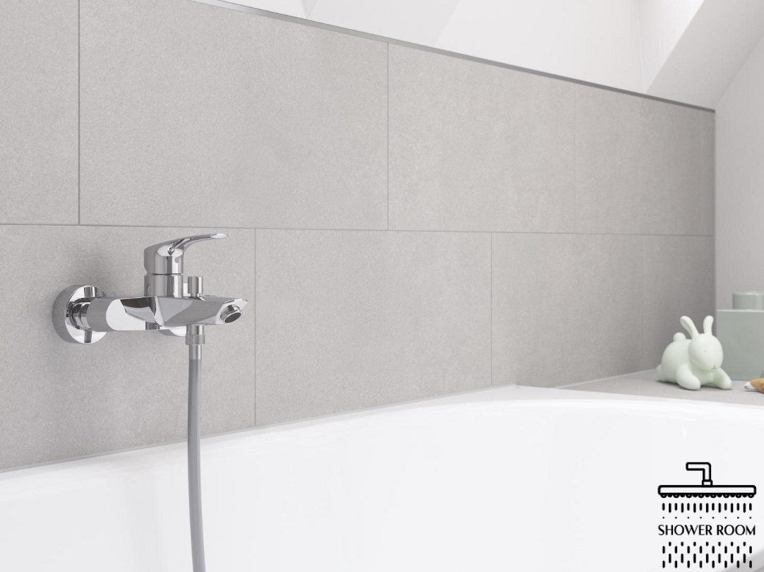 Набір змішувачів для ванни і кухні Grohe Eurosmart Tempesta 110 Cube (UA123248M3)