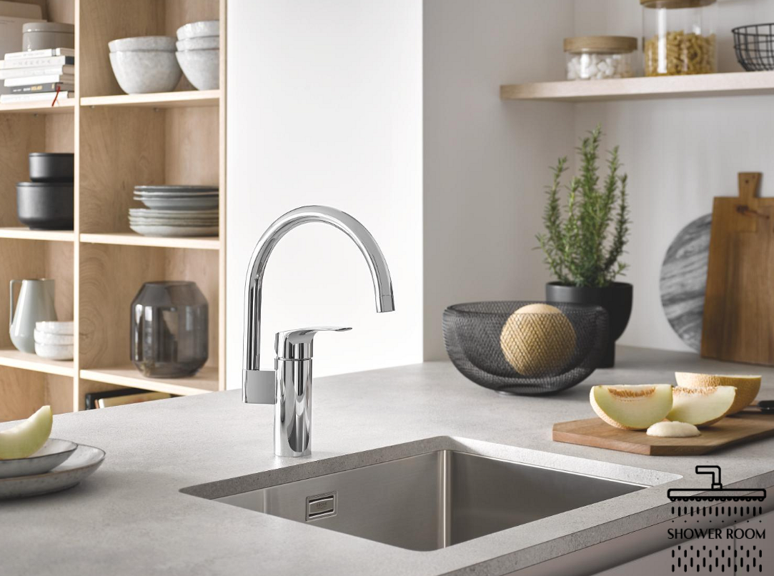 Набор смесителей для ванной и кухни Grohe Eurosmart Tempesta 110 Cube (UA123248M3)