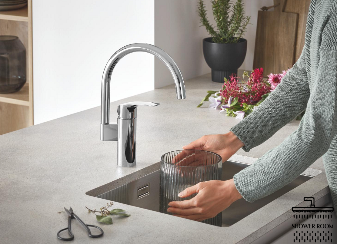 Набор смесителей для ванной и кухни Grohe Eurosmart Tempesta 110 Cube (UA123248M3)