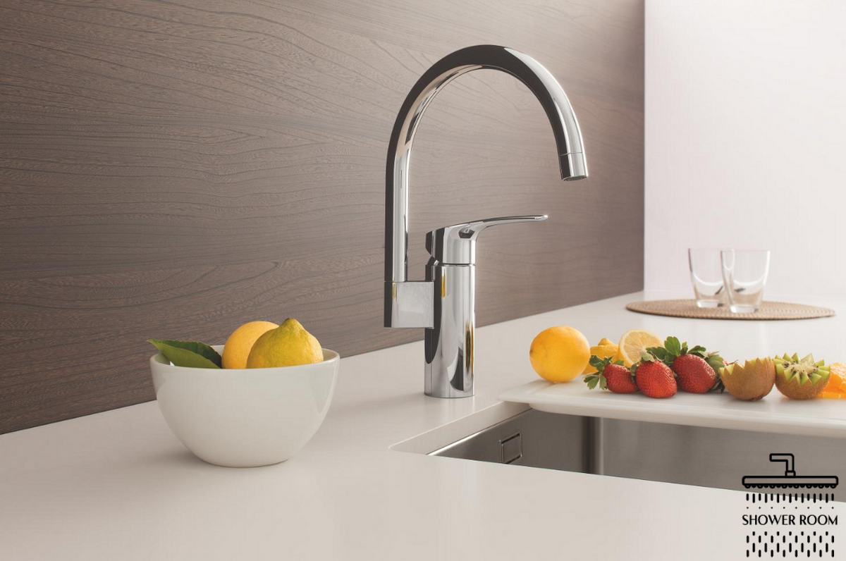 Набір змішувачів для ванни і кухні Grohe Eurosmart Tempesta 110 Cube (UA123248M3)