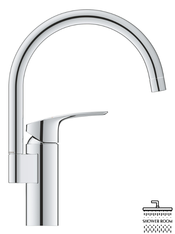 Набор смесителей для ванной и кухни Grohe Eurosmart Tempesta 110 Cube (UA123248M3)