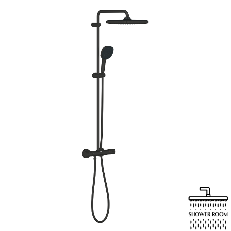 Душевая система термостатическая Grohe QuickFix Vitalio Comfort System 250 Cube 266962431