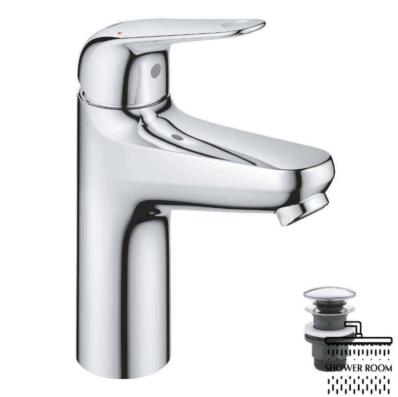 Змішувач для раковини одноважільний Grohe Euroeco S-Size (24267001)