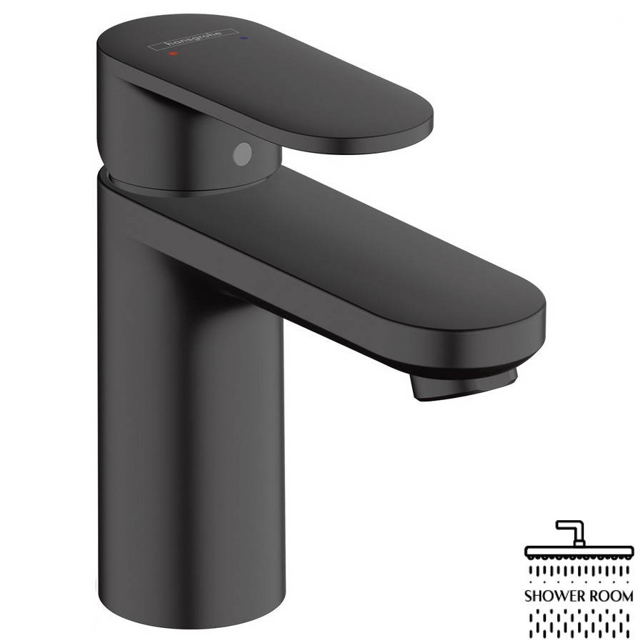 Змішувач для умивальника, HANSGROHE VERNIS BLEND 71551670, чорний матовий