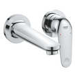 Смеситель для раковины на 2 отверстия Grohe Euroeco (24274001)