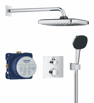 Душова система прихованого монтажу  Grohe QuickFix Precision Grohtherm Cube 34882000