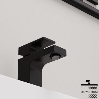 Змішувач для умивальника, HANSGROHE VERNIS 70 SHAPE 71560670, чорний матовий