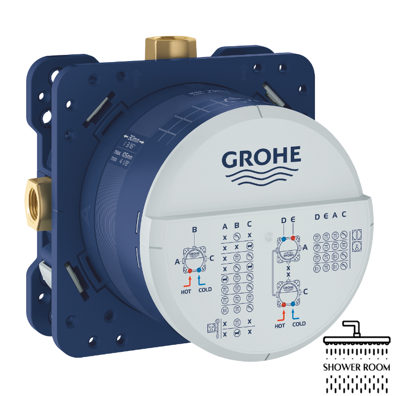 Душевая система Grohe Cubeo скрытого монтажа с Tempesta 250 (1053360000+35604000)