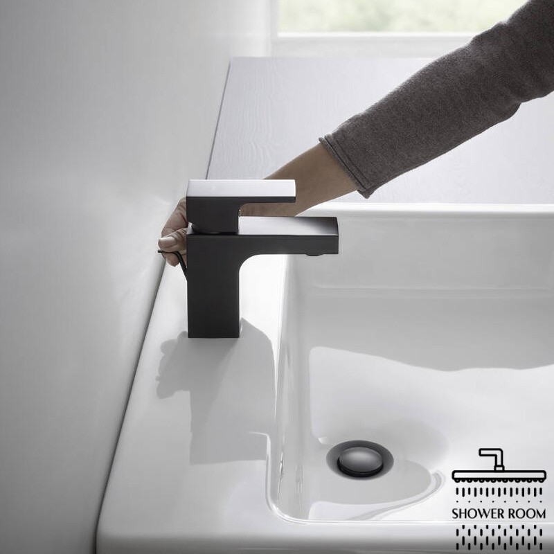 Змішувач для умивальника, HANSGROHE VERNIS 70 SHAPE 71560670, чорний матовий