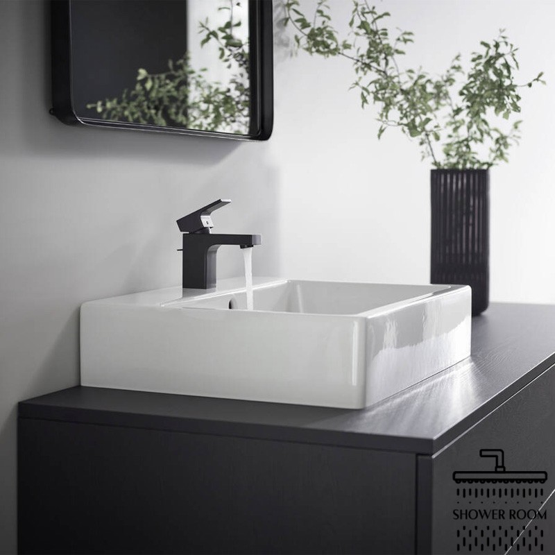 Змішувач для умивальника, HANSGROHE VERNIS 70 SHAPE 71560670, чорний матовий