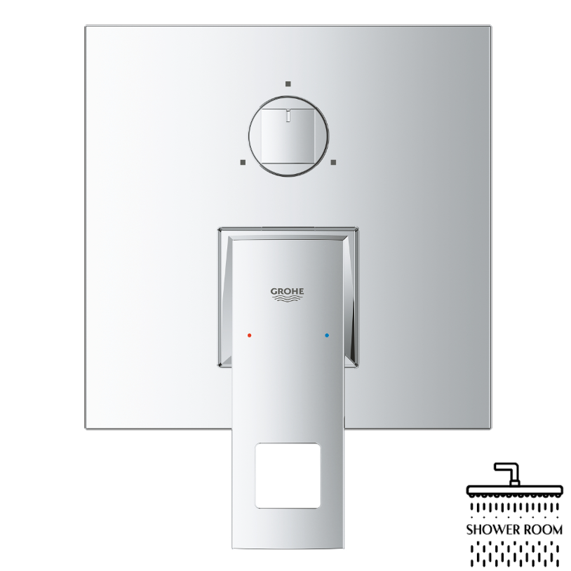 Душова система прихованого монтажу Grohe Eurocube з Tempesta Cube 250 (26416SC6)