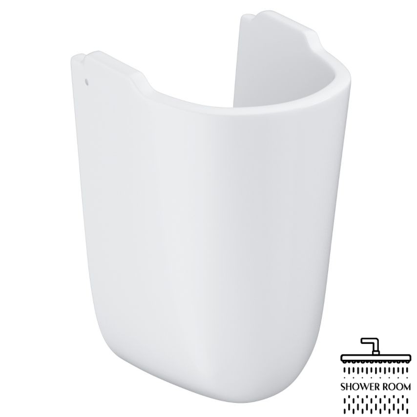 Полупьедестал для умивальника Grohe Bau Ceramic, білий (39426000)
