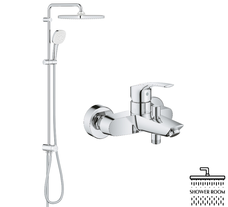 Душевая система Grohe Tempesta System 250 Cube из Eurosmart New 26633303