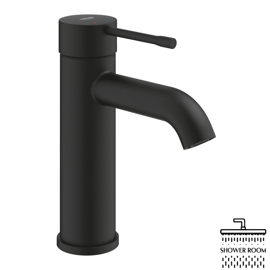 Смеситель для умывальника Grohe Essence New S-Size, черный (24172KF1)