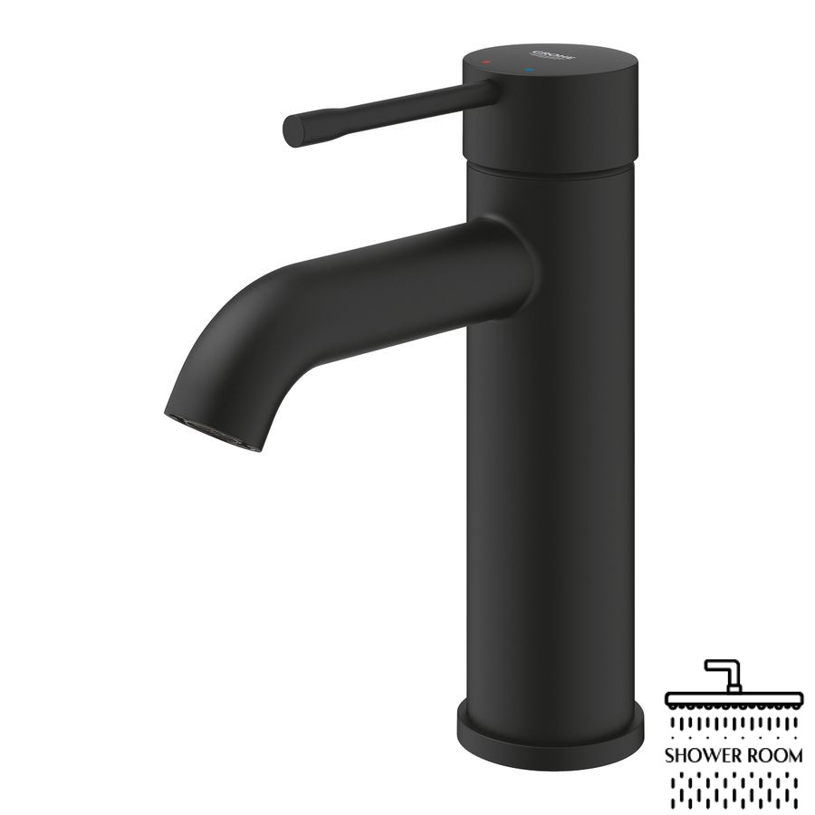 Смеситель для умывальника Grohe Essence New S-Size, черный (24172KF1)