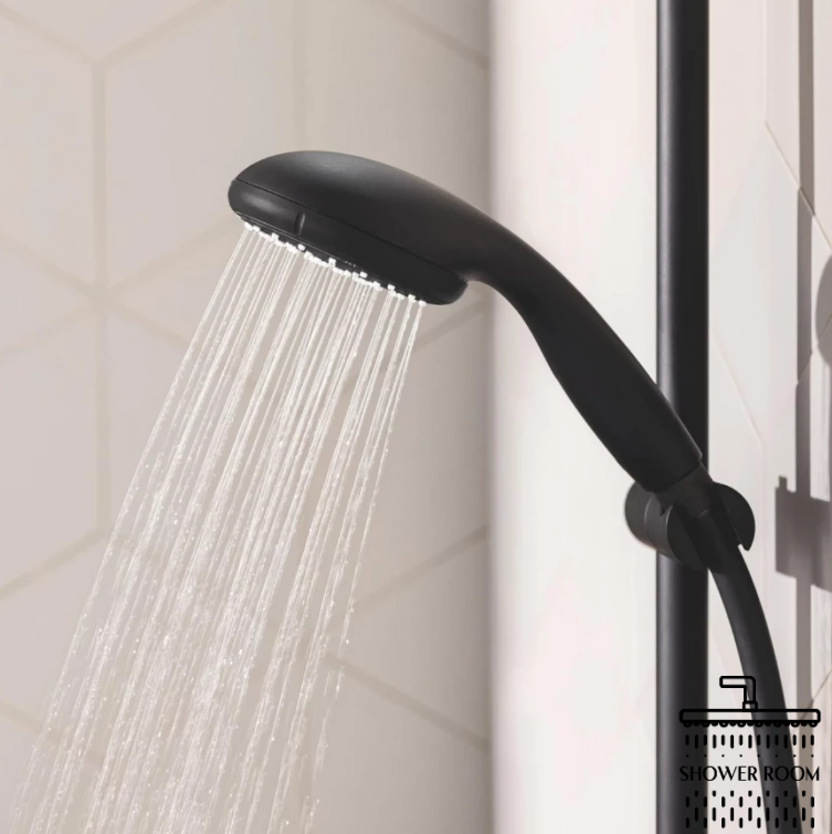 Набір змішувачів 3 в 1 для ванної кімнати Grohe QuickFix Start Black UA303304TM