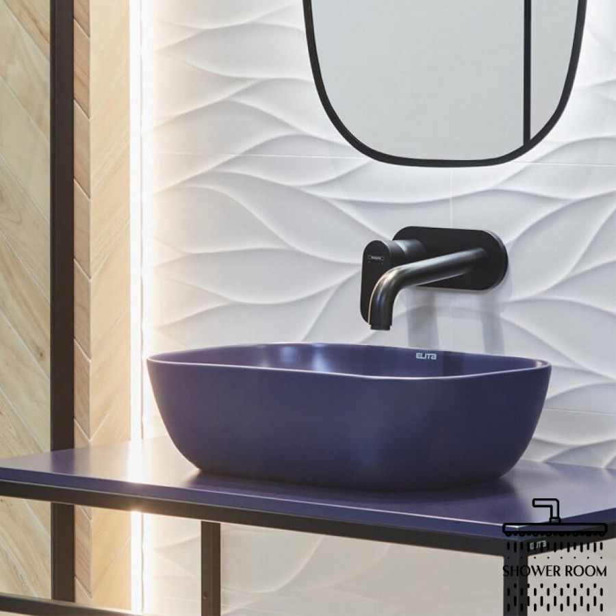 Змішувач для умивальника прихованого монтажу, HANSGROHE VERNIS BLEND 71576670, чорний матовий