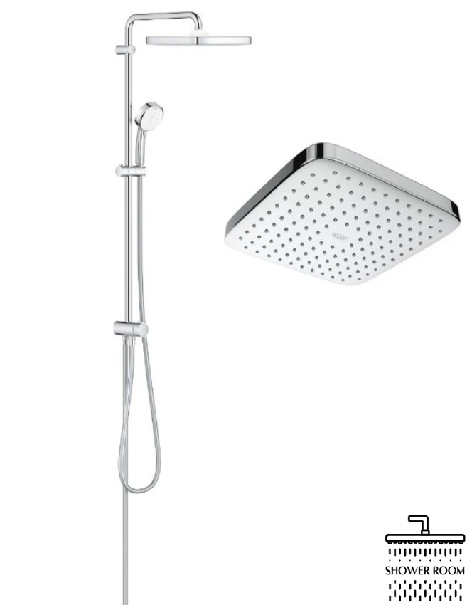 Комплект змішувачів з душовою системою Tempesta Cosmopolitan System 250 Cube  UA326694000
