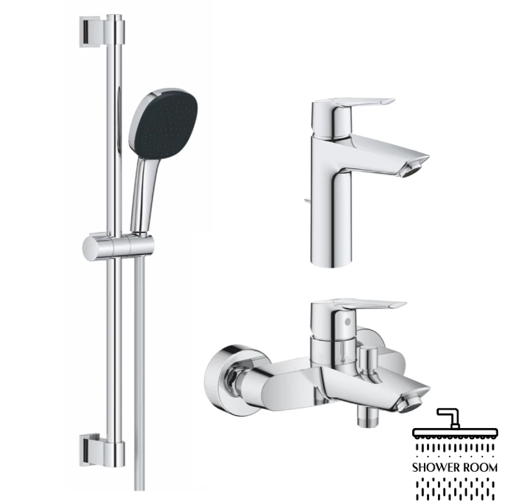 Комплект змішувачів для ванної кімнати Grohe QuickFix Start UA202301MQ