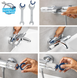 Душевая система термостатическая Grohe QuickFix Vitalio Comfort System 250 26984001