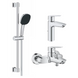 Комплект смесителей для ванной комнаты Grohe QuickFix Start UA202301MQ