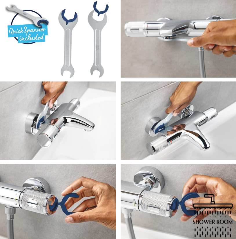 Душова система термостатична Grohe QuickFix Vitalio Comfort System 250 26984001