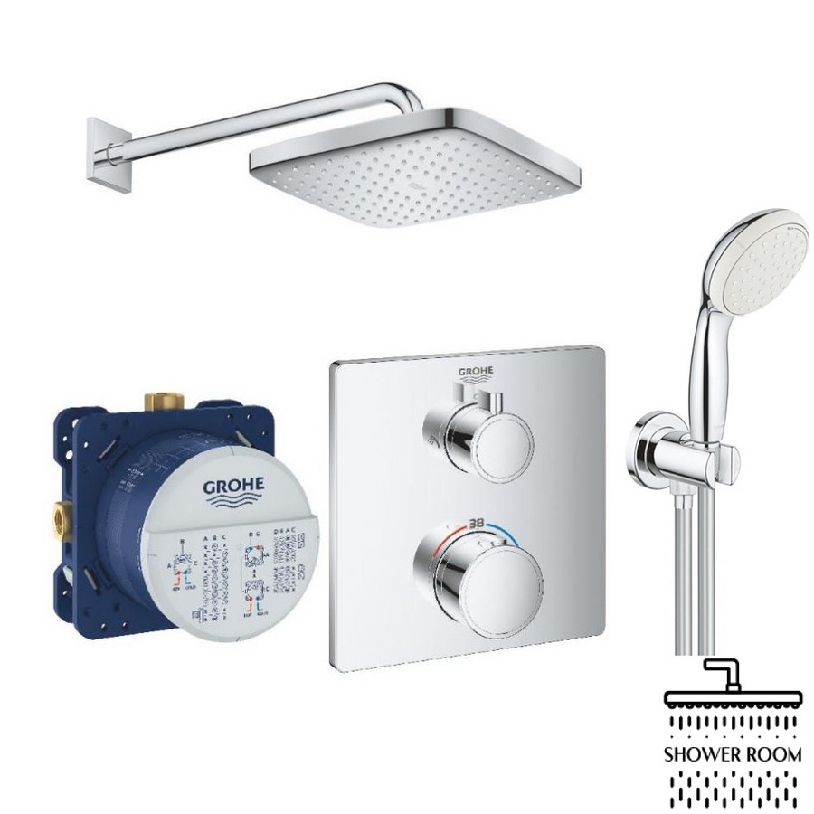 Душевая система Grohe Grohtherm Cube UA26415SC0