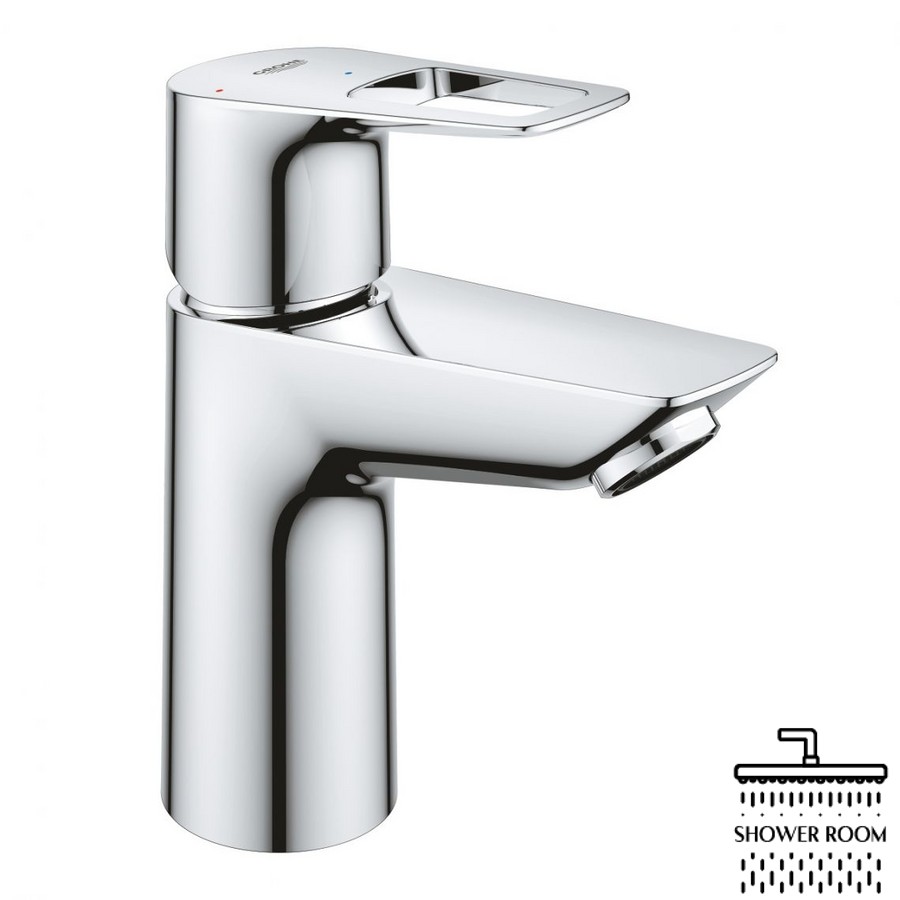 Змішувач для раковини Grohe BauLoop New S-Size з донним клапаном, хром (23883001)