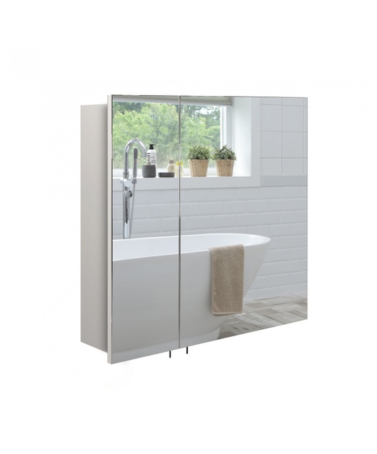 Зеркальный шкаф Мойдодыр для ванной комнаты ЗШ-70x70