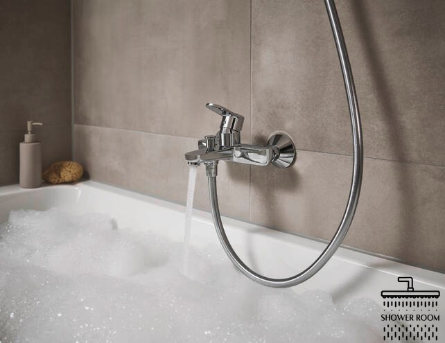 Смеситель для ванны, HANSGROHE VERNIS BLEND 71440000, хром