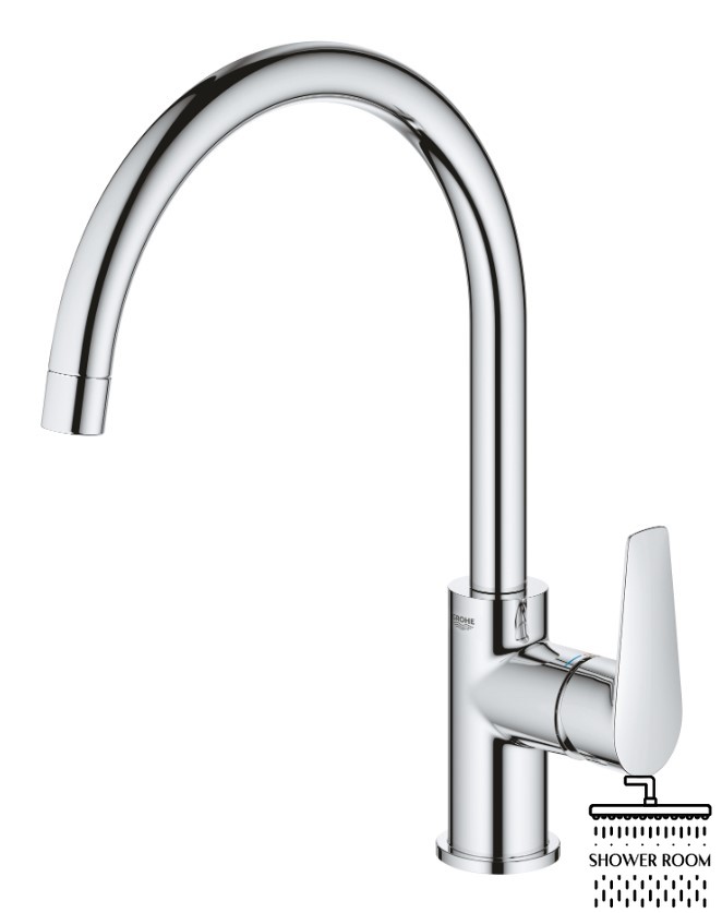 Комплект смесителей для ванной комнаты и кухни Grohe QuickFix Start Edge UA202501SK