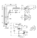 Набір змішувачів 3 в 1 для ванної кімнати Grohe M-Size Euroeco UA32724265RM