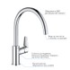 Комплект смесителей для ванной комнаты и кухни Grohe QuickFix Start Edge UA202501SK