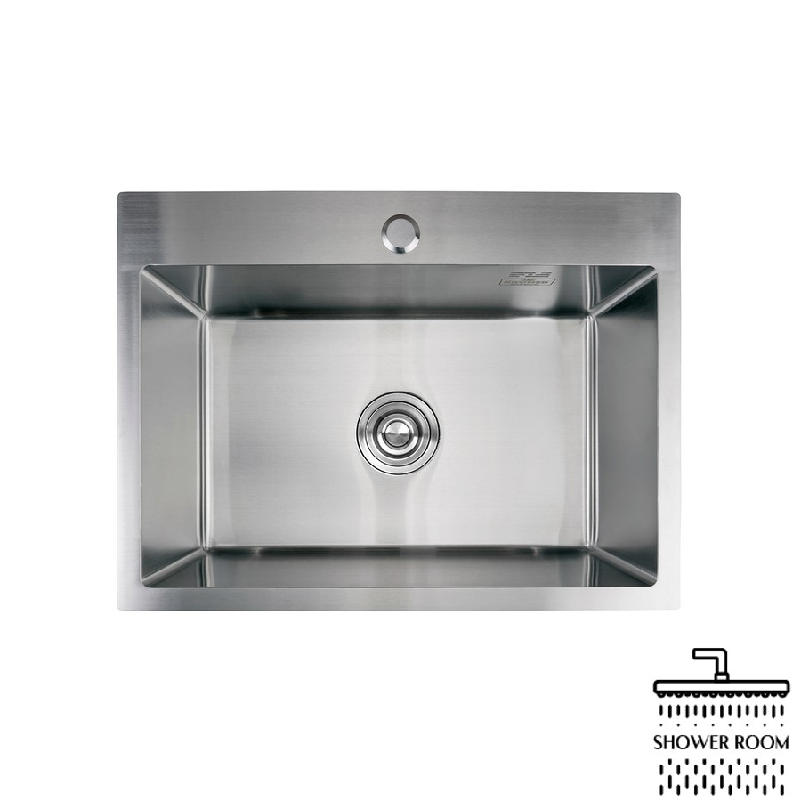Кухонна мийка з нержавіючої сталі Kroner KRP Gebürstet-5843HM
