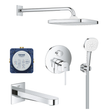 Душова система Grohe Plus прихованого монтажу для ванни з Tempesta 250 (UA24093687)