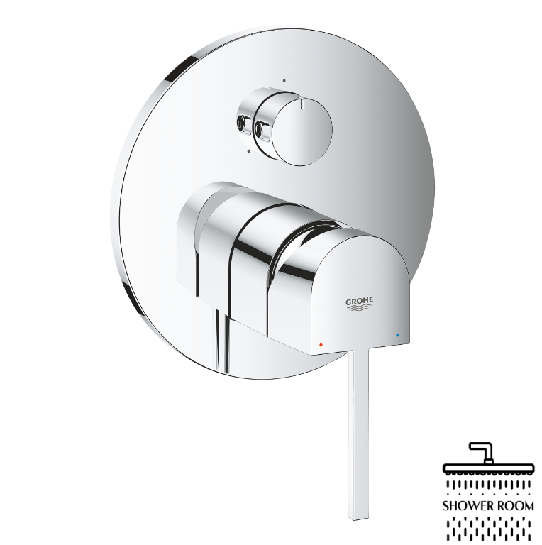 Душова система Grohe Plus прихованого монтажу для ванни з Tempesta 250 (UA24093687)