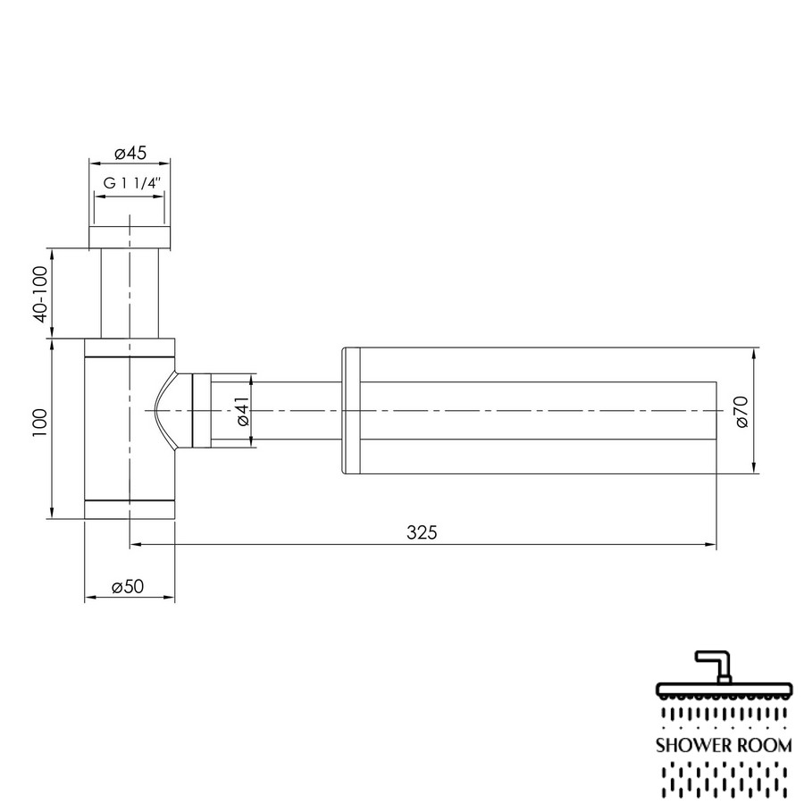 Сифон для умивальника, Imprese BRENTA ZMK081906600 нікель