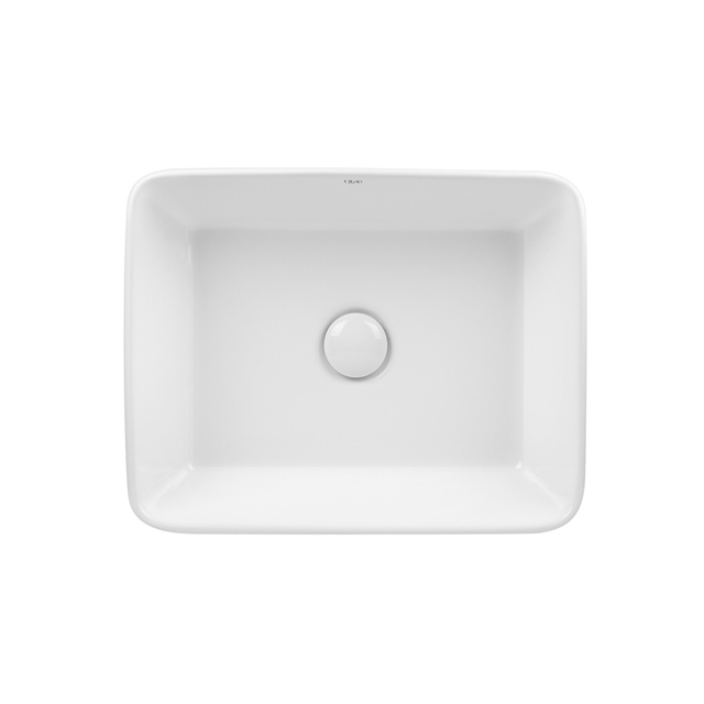 Раковина-чаша Qtap Tern 475х370х140 White з донним клапаном QT17112074W