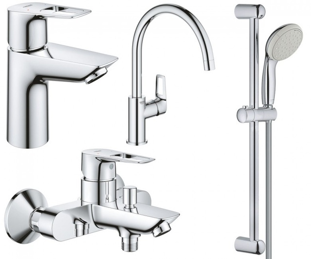 Набір змішувачів 4 в 1 GROHE BAU LOOP NEW UA123225K0